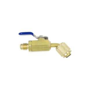 Кран для заправочного шланга LTO404UN (1/4" SAE, угловой)