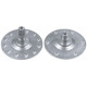 Фланець (опора барабана) для пральної машини Electrolux, Zanussi 0104, шліц, алюміній (комплект)