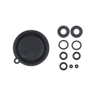 Мембрана до водяного редуктора газової колонки, D54 мм, з ущільнювачами (гумова)