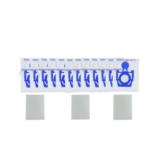 Набір мішків для пилососа Zelmer ZMB02, одноразовий, 101*94 мм + 3 мікрофильтри (синій)