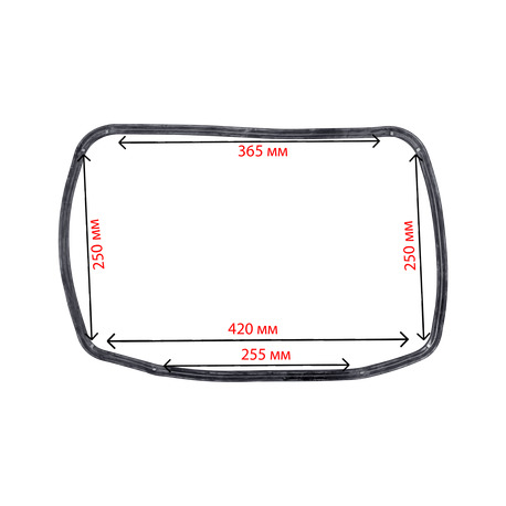 Уплотнитель двери для духовки Gorenje 533584, 250*255*365 мм