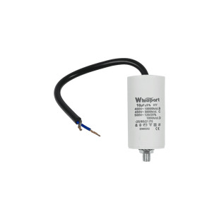 Конденсатор CBB60-G 10 мкФ, 450 В, Whicepart (провід + болт)