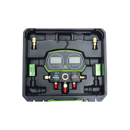 Цифровой манометрический коллектор 2-вентильный Whicepart Super Stars ST-268D