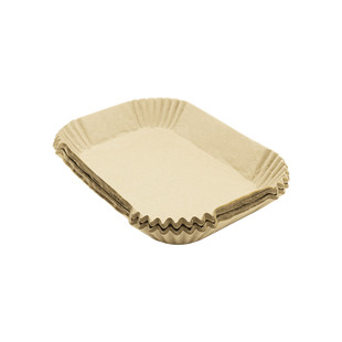 Форма для аэрогриля, пергаментная, прямоугольная, 14*22*4.5 см, 100 шт.