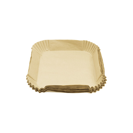 Форма для аэрогриля, пергаментная, квадратная, 25/20*4.5 см, 100 шт.