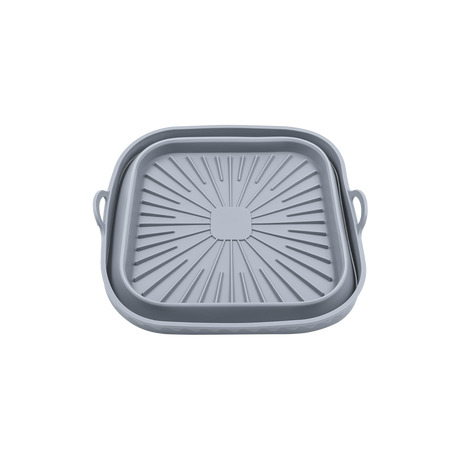 Форма для аэрогриля, силиконовая, квадратная, 17/20*5.5 см