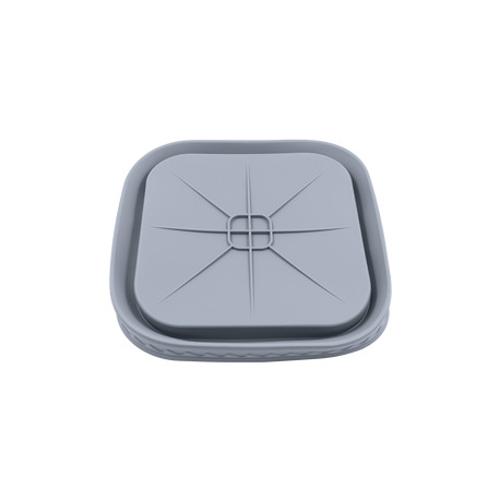 Форма для аерогриля, силіконова, квадратна, 17/20*5.5 см