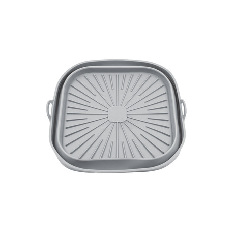 Форма для аэрогриля, силиконовая, квадратная, 20/23*6 см