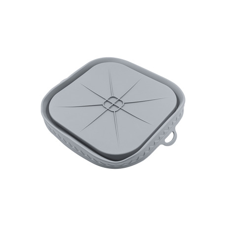 Форма для аэрогриля, силиконовая, квадратная, 20/23*6 см