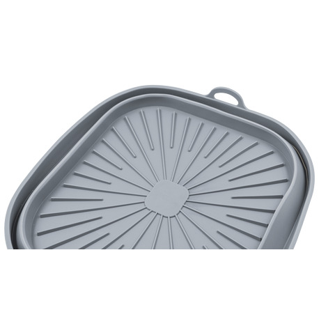 Форма для аерогриля, силіконова, квадратна, 20/23*6 см