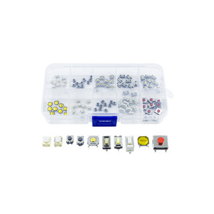 Набір тактових кнопок-перемикачів SMD, 100 шт.