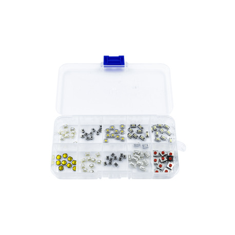 Набір тактових кнопок-перемикачів SMD, 100 шт.