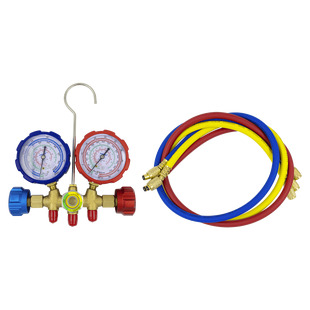 Манометрический коллектор 2-вентильный Whicepart DSZH WK-536G (R-410а, R-407с, R-22, R-404a)