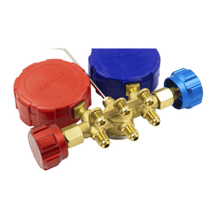 Манометричний колектор 2-вентильний Whicepart DSZH WK-536G (R-410а, R-407с, R-22, R-404a)