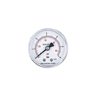 Манометр осьовий SD Plus SD1716B, 0-6 бар, 1/4", Ø50 мм
