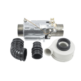 Тэн проточный для посудомоечной машины Whirlpool 480131000096, 461972415242, 481010518499, 2040 Вт