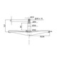 Хрестовина для пральної машини Zanussi 50239965002, COD.710, d=30/35/40 мм, l=107 мм