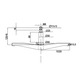 Хрестовина для пральної машини Bosch, Siemens 00684101, COD.745, d=25/30/35 мм, l=120+6 мм