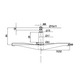    Крестовина для стиральной машины Ariston, Indesit C00109633, d=15/17/22 мм, l=64 мм (нержавейка)