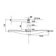 Крестовина для стиральной машины Bosch, Siemens 00684101, COD.777, d=25/30/35 мм, l=123 мм