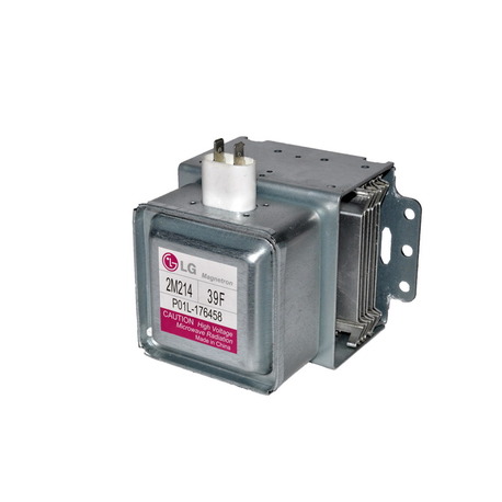 Магнетрон для микроволновой печи LG 2M214, Witol 2M218J подключение 90&deg; (80*80 мм)