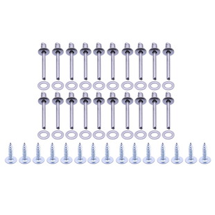 Комплект кріплень для нерозбірного бака після пайки Electrolux (заклепки+саморізи, 20+30 штук)