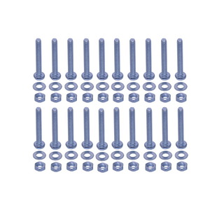 Комплект креплений для неразборного бака после пайки (болты М4*0.7, 20 штук)