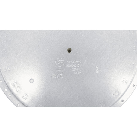 Электроконфорка (стеклокерамика) Eika 2002032832, Whirlpool 480121101516, 1700 Вт, d=200/175 мм