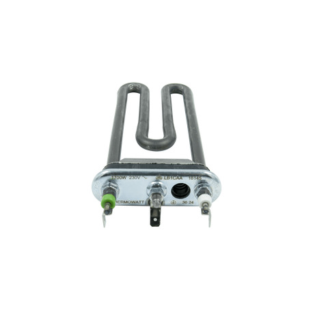 Тен для пральної машини L=170 мм, 1700 Вт, Thermowatt, Ariston C00255452 (з отвором під датчик)