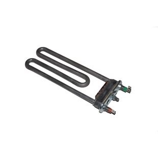 Тен для пральної машини L=192 мм, 1800 Вт, Thermowatt, Ariston C00082601 (з отвором під датчик)