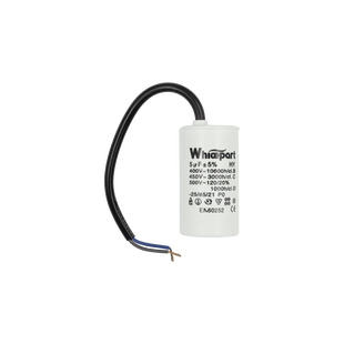 Конденсатор CBB60-K   5 мкФ, 450 В, Whicepart (провод)