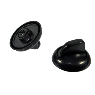 Ручка для духовки та плити Greta, d=37/50 мм (чорна)