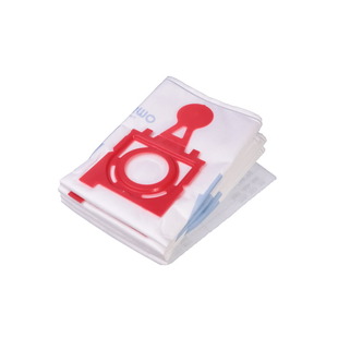 Набір мішків для пилососа Zelmer ZMB03K, одноразовий, 99*108 мм + мікрофильтр (червоний)