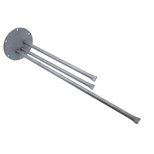 Фланець для бойлера під сухий тен Gorenje, D160 мм, L600/400/400 мм (суцільна нержавійка)