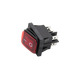 Кнопка сетевая одинарная 40317, 6 контактов, 16А (2-позиционная)