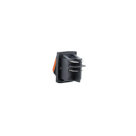 Кнопка мережева одинарна 40329R, 4 контакти, 16А (2-позиційна)