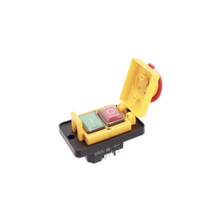 Кнопка для бетономешалки DZ-6-2, с крышкой 5 контактов