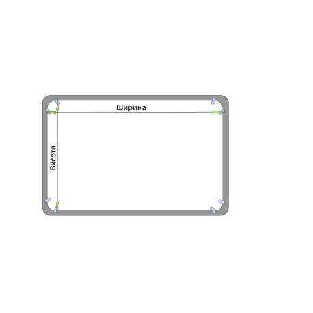 Ущільнювач двері для духовки Zanussi 140043543028, 320*430 мм