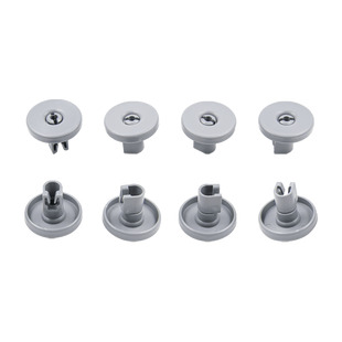 Комплект роликів нижнього кошика для посудомийної машини Zanussi 50286965004 (8 шт.)