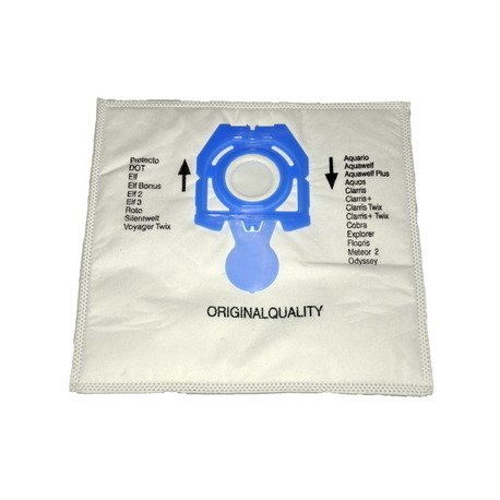 Набор мешков для пылесоса Zelmer 49.4000, одноразовый, 99*93 мм + микрофильтр (синий)