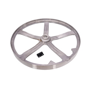 Шків для пральної машини Candy 49033810, 278*25 мм, посадка 12*16 мм (з магнітом)