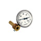 Термометр для котла Pakkens, D=63 мм, 0-120&deg;C, со штуцером L=48 мм