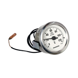 Термометр для котла Pakkens, D=60 мм, 0-120°C, з капіляром L=1000 мм