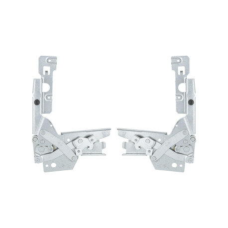 Комплект петель дверей (завіси) для посудомийної машини Zanussi 50286356006 (ліва та права)