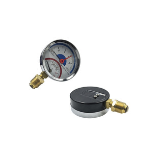 Термоманометр для котла радіальний SD Plus SD17210B, 0-10 бар, 0-120°C, 1/2", Ø80 мм