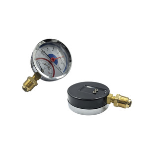 Термоманометр для котла радіальний SD Plus SD1726B, 0-6 бар, 0-120°C, 1/2", Ø80 мм