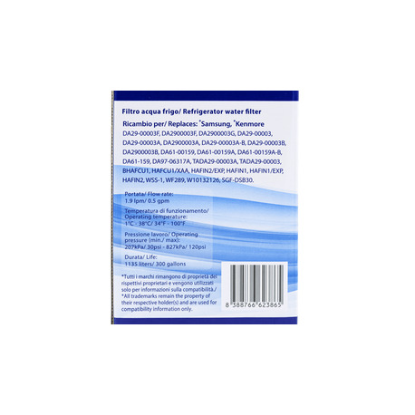 Фильтр воды для холодильников Samsung DA29-00003F/G