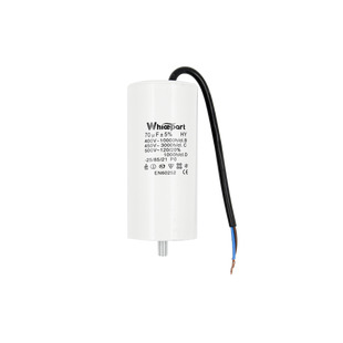 Конденсатор CBB60-G  70 мкФ, 450 В, Whicepart (провод + болт)