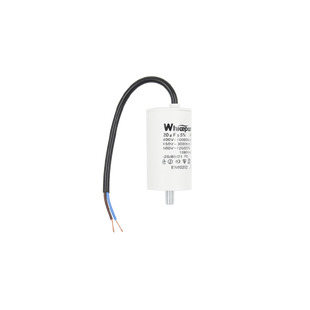 Конденсатор CBB60-G  20 мкФ, 450 В, Whicepart (провод + болт)