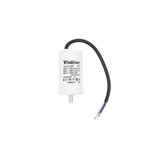 Конденсатор CBB60-G  14 мкФ, 450 В, Whicepart (провод + болт)